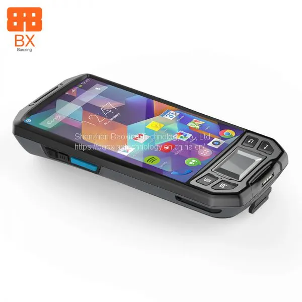 BaoXing BX-U9100 Fingerprint Android7.0 1d2d Barcode Handheld Industrial Barcode Scanner Barcode Scanner Door Lock photo-4