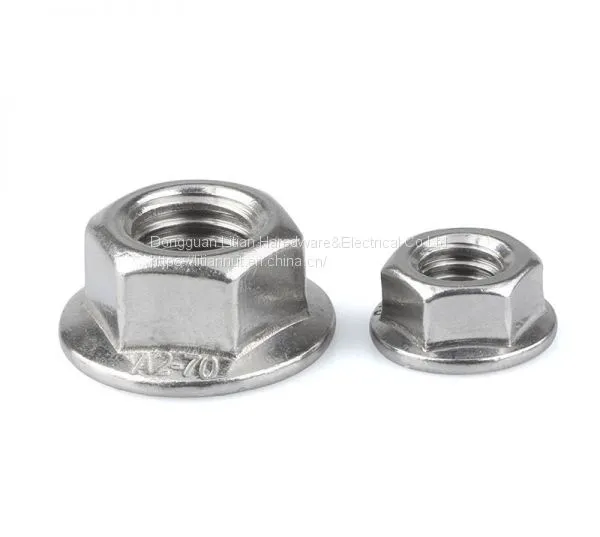 Hot Sale Carbon Steel DIN6923 m7 m8 Flange Nut for Machine photo-2