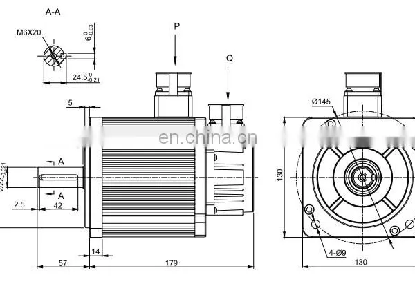 China Motor 220v 110mm 1.5Kw 15Nm 4000rpm Servo Motor With 3m Cable and Driver Cnc Servo Motor Kit photo-4