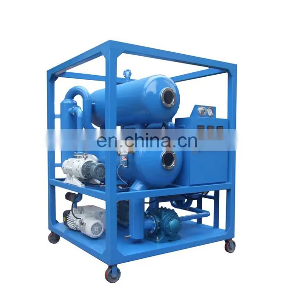 Portable Vacuum Transformer Waste Oil Dehydration Machine Engine Oil Purification Machine photo-2