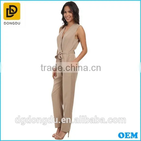 Creative Classical Hot Jumpsuit Women 2016 New Designs With Dual Hand Pockets photo-3
