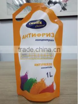 Stand up Spout Plastic Antifreeze Liquid Bag/liquid Packaging Bag With Nozzle photo-3