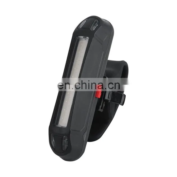 New Bicycle Tail Light Truck Tail Light Usb Charging Mountain Bike Red And Blue Safety Warning photo-3