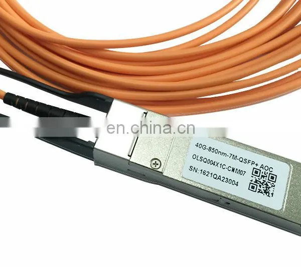 3.0M QSFP28 OM3 AOC Active Optical Cable 2M 5M 10M Customized QSFPS Fiber Cable photo-4