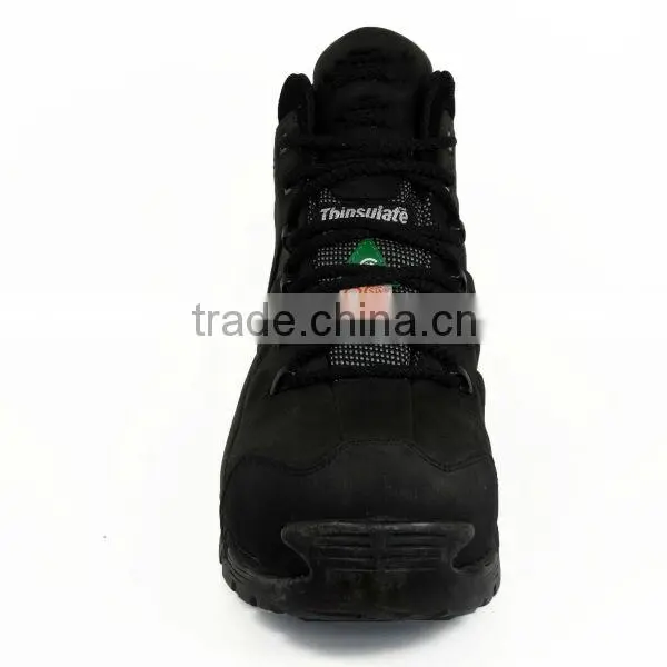 CSA Approved Waterproof Black Leather Steel Toe Safety Shoes for Men photo-3
