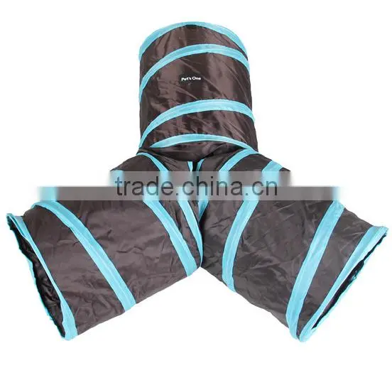 Pet Fun Folding Tunnel 3 Way Cat Play Tunnel photo-3