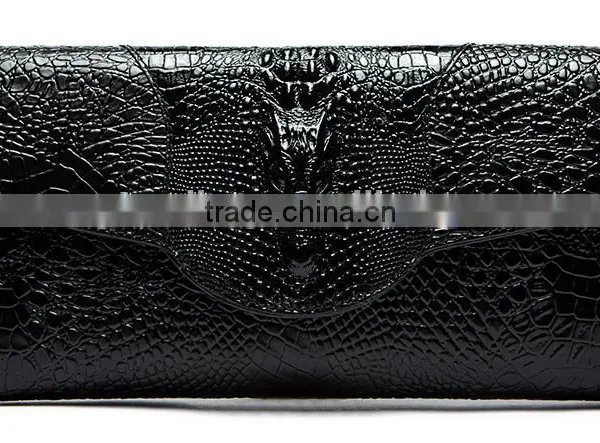 2016New Arrival Fashionable Women Crocodile Pattern Leather Shoulder Bag Clutch Bag Hand Bag Wallet photo-4