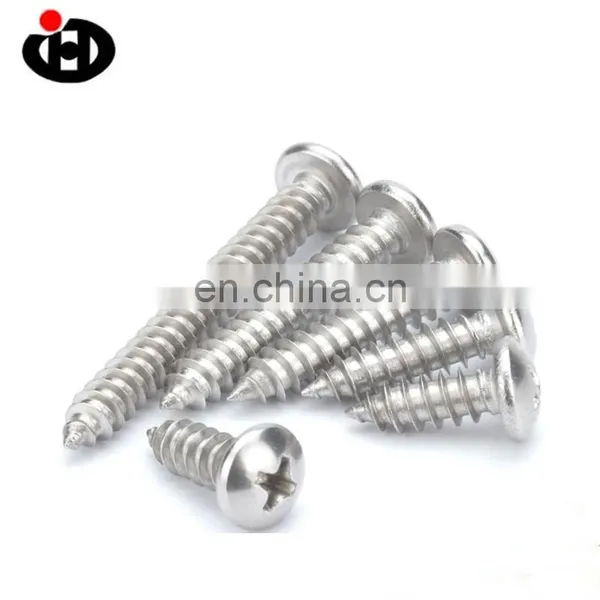 High Quality 304 Stainless Steel Self-tapping Screws Cross Recessed Pan Head Self-tapping Screws photo-5
