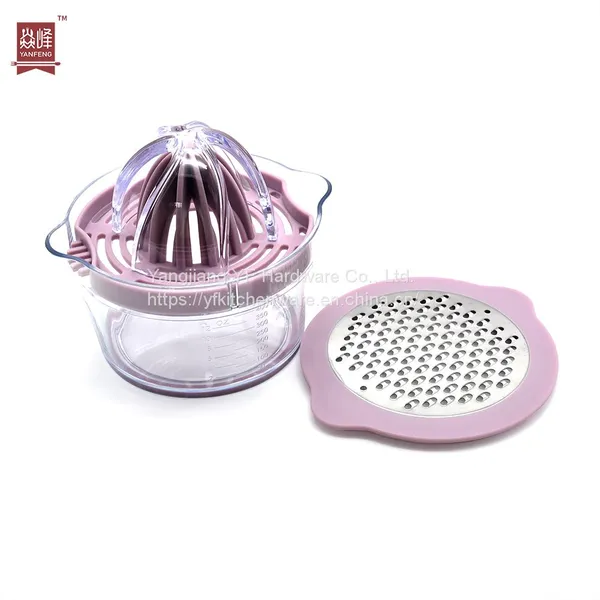 Kitchen Accessories Home and Kitchen Gadgets Fruit & Vegetable Tools 4 in 1multi Juicer Press Manual Orange Squeezer With Measuring Cup photo-4