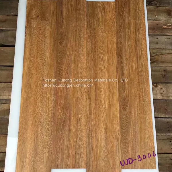 Imitation Wood Grain PVC Stone Plastic Floor Manufacturer Guangdong Wholesale LVT Sheet Floor Waterproof and Flame Retardant Office Floor Glue photo-3
