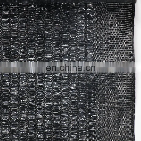Agriculture HDPE Black Plain Weaving Sun Shade Mesh 100% New HDPE Agricultural Shade Net photo-2
