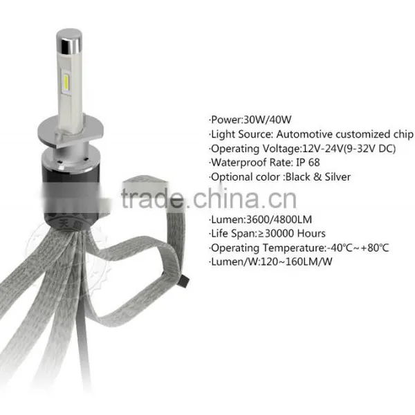 2016 Hot Selling New Led Headlight All in One Plug&play R4 High Power 55w h1 Led Bulb photo-3