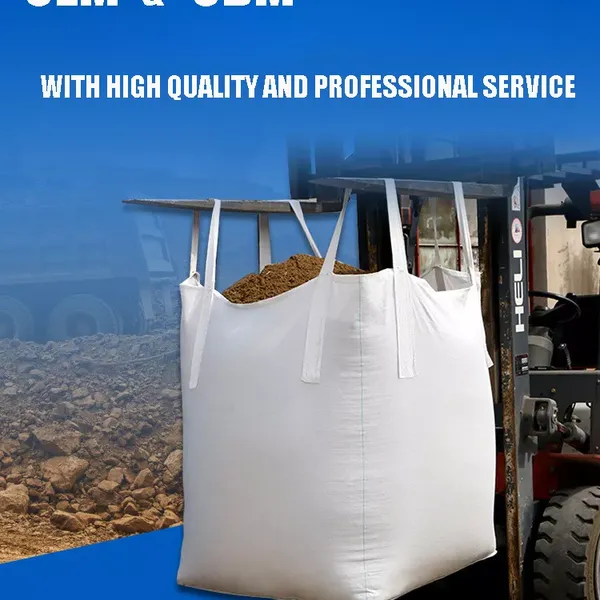 Top Spout Flat Bottom Woven Jumbo Bag Polypropylene FIBC Bags photo-5