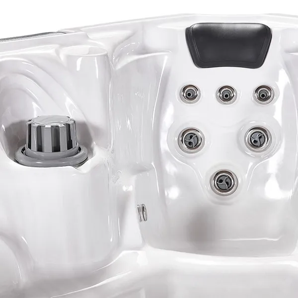 Jy8015 Outdoor 7 Person Acrylic Whirlpools Spa Hot Tube Outdoor With Base Bottom And Stair photo-3