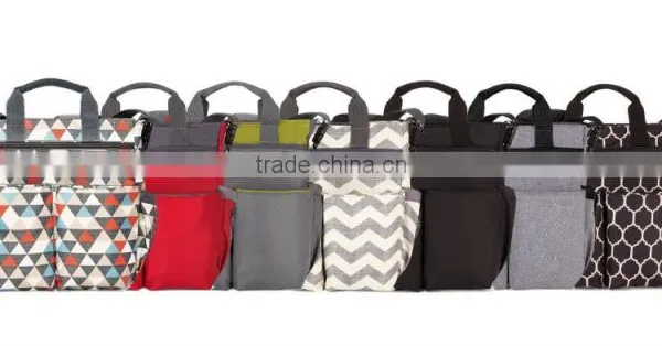 New Design Factory Price Polyester Material Chevron Baby Stroller Bag photo-4