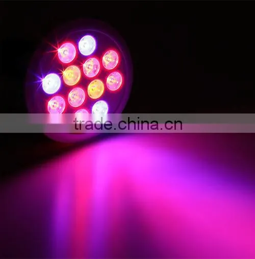 2016 HOT Sale New Arrival 12w E27 LED Grow Light for Greenhouse Plant photo-4