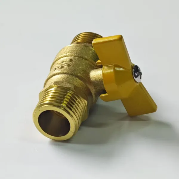 DN15 Double Outer Wire Copper Ball Valve, Gas Valve Switch,Keywords Water Heater Valve, Threaded Switch,Water Pipe Switch, photo-4