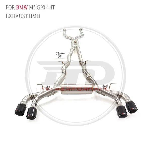 HMD Stainless Steel Exhaust Catback for BMW M5 E60 E61/M5 G90/M6 F06/M8 F91 F92/X3M F97 Car Accessories Whatsapp+86 18946955156 photo-2