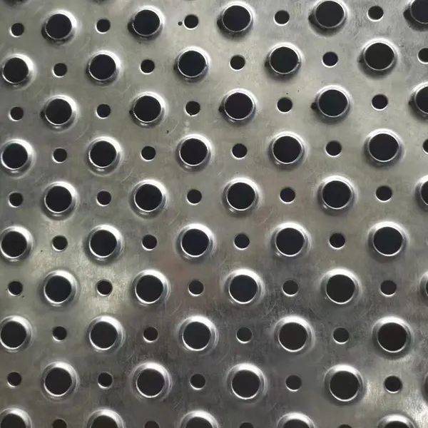 Anti-slip Perforated Mesh Pattern Plate, With Alligator Mouth Holes, Suitable for Pedestrian Walkways, Cutting and Bending Services Available photo-3
