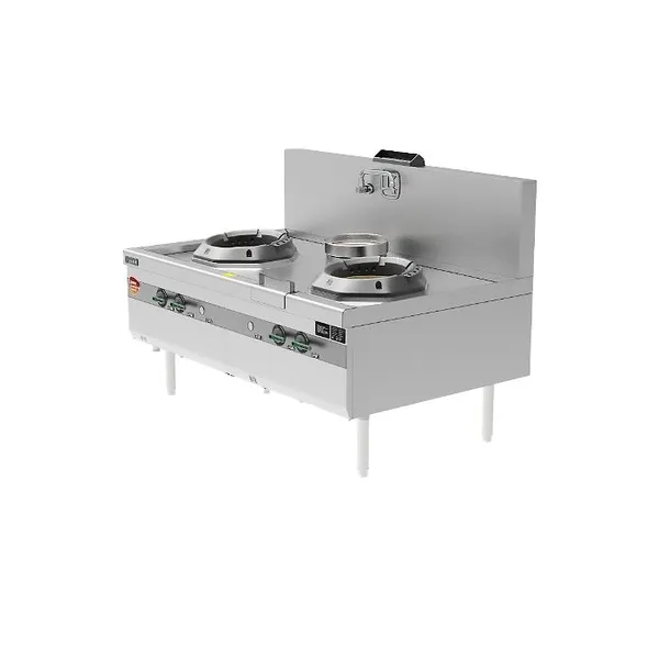 General F1 Double Cooking Single Warming Natural Gas Range photo-2
