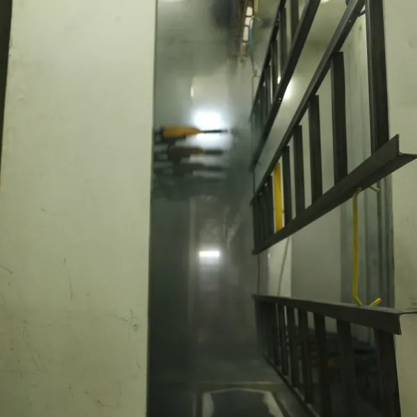 High Transfer Efficiency Powder Coating Line for Mechanical Equipment, 95% Powder Utilization