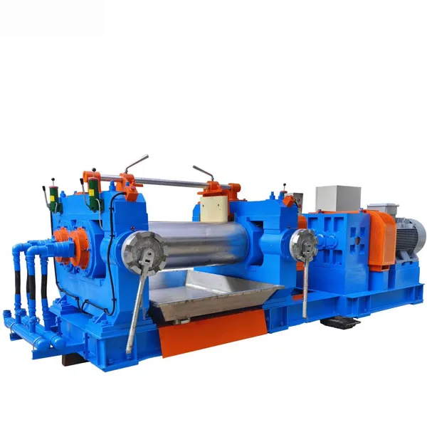 Open Type Production Two Roll Rubber Mixing Mill With Hardened Gear Reduce photo-3
