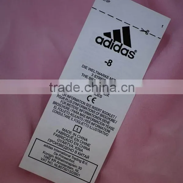 New Hot Fashion High Quality Natural Cotton Printed Label photo-6