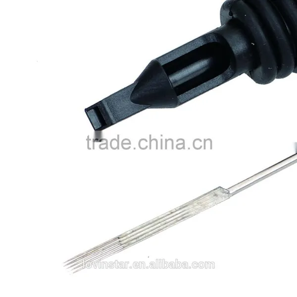 Wholesale Cheap Tattoo Kits Integrated Package Disposable Needle + Grip Tube 9RS + 9RT - Silver + Black (5PCS) photo-4