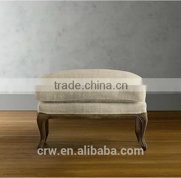 OA-4087 Solid Oak Sofa Stool