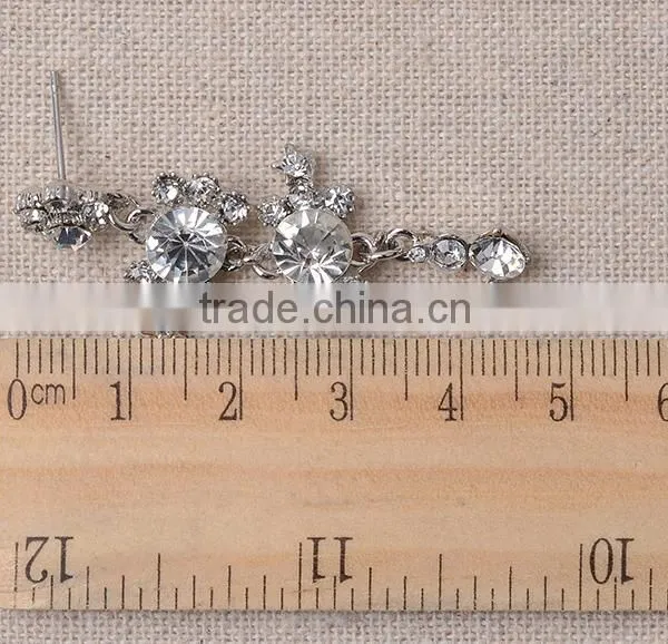 Newest Trendy Cheap Wedding Necklace And Earrings Set Special Bridal Jewelry Sets photo-5