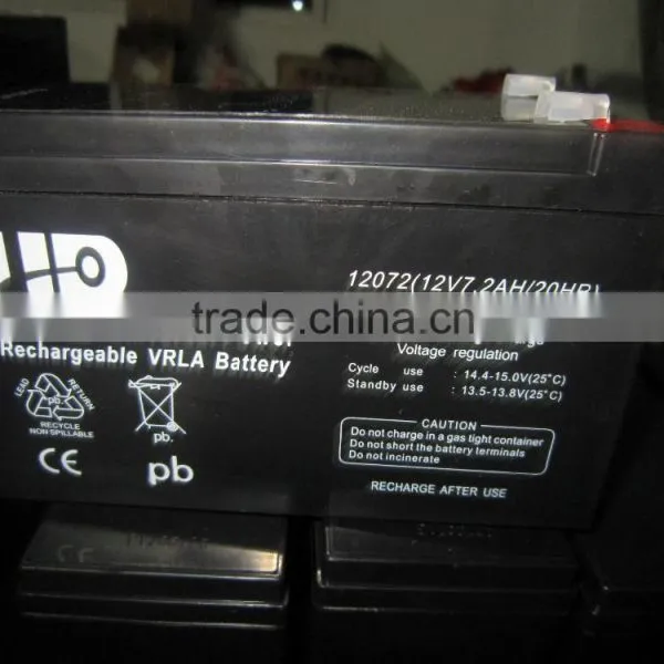 Rechargeable VRLA Battery 12v Smf Exide Lead Acid Battery 12v 7.2ah With Lowest Price photo-3