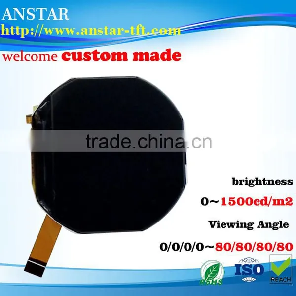 2016 1.2 Inch Lcd Display IPS TFT With High Contrast and Full Viewing Angle Serial Interface