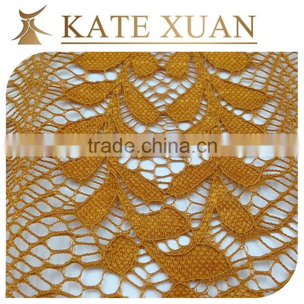 Cheap Pink Cotton Chemical Lace Embroidery Fabric photo-5