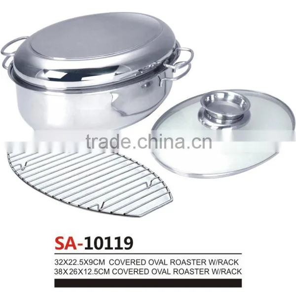 Stainless Steel Chicken Roaster With Rack photo-3