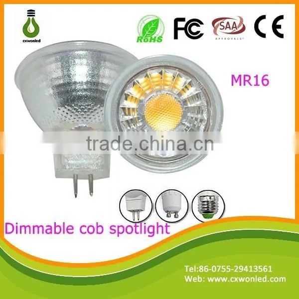 Gu10 1*5W Glass LED Spot Light Mr16 220V photo-2