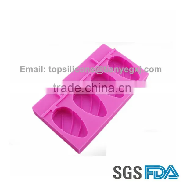 Delicious Ice Cream Tray Silicone Popsicle Mould Container photo-3