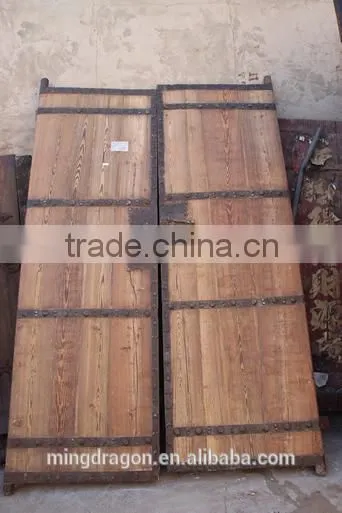 Chinese Antique Soild Wood Carving Door photo-5