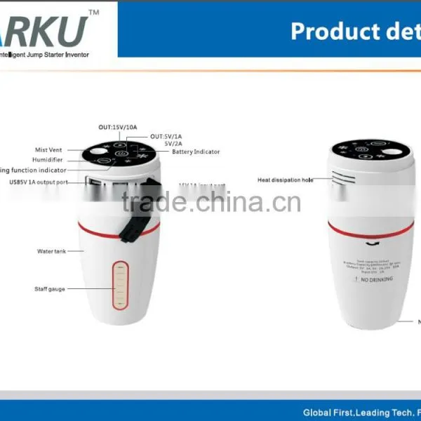 200ml Humidifier and 10000mAh Car Charger Jump Starter photo-5