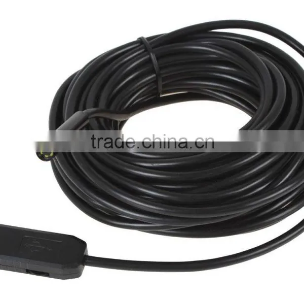 15M Cable 7mm Lens USB Endoscope Pipe Inspection Camera Borescope 6 LEDs IP67 Waterproof Mini PC Tube Snake photo-4