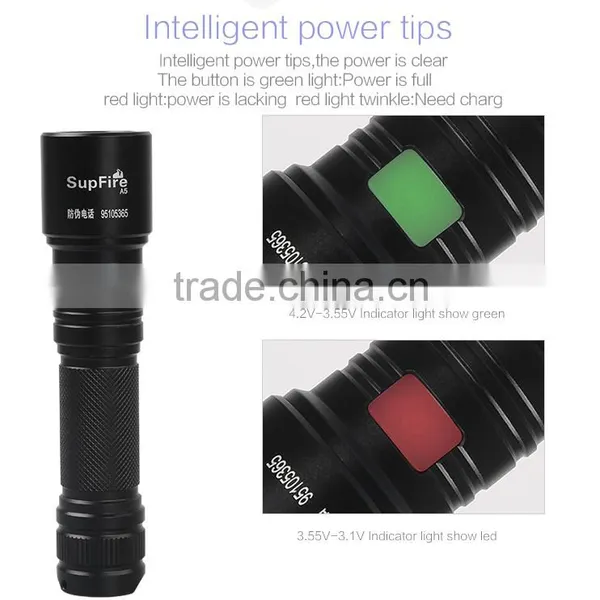 Bulk Home Use Waterproof Rechargeable USB Flashlight A5 photo-4