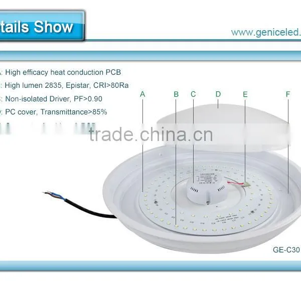 LED Home Light 14w 320mm Led Ceiling Light High Brightness Factory Direct Sale photo-4