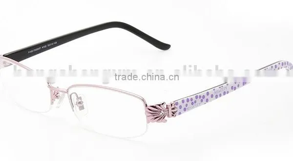 Half Alloy Frame Hot Selling Optical Eyeglasses for Women photo-3