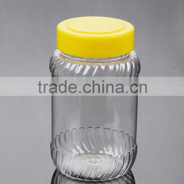 Plastic Small mini round jam jars,acrylic jam jars