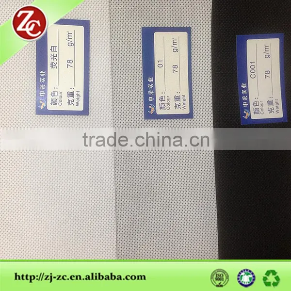 White and Black Color Fabric New Design pp Spunbonded Non Woven Fabric