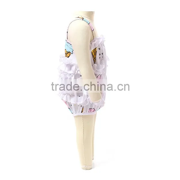 2016 Wholesale Children Clothing Cute Ruffle Cotton Baby Rompers For 0-24months photo-2