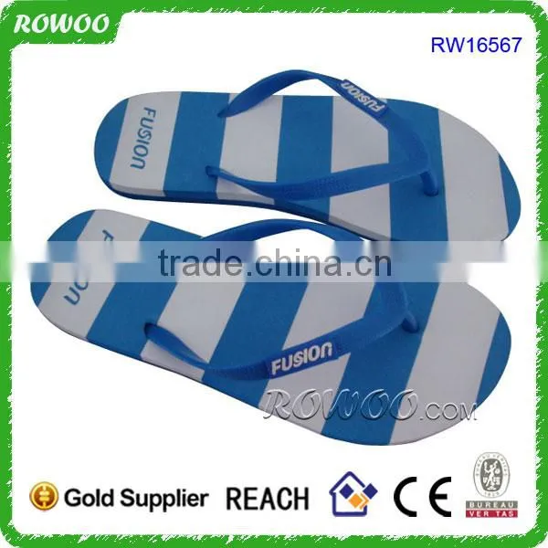 EVA Colorful Strip Sandals,slippers Flip Flop Beach Slippers photo-4