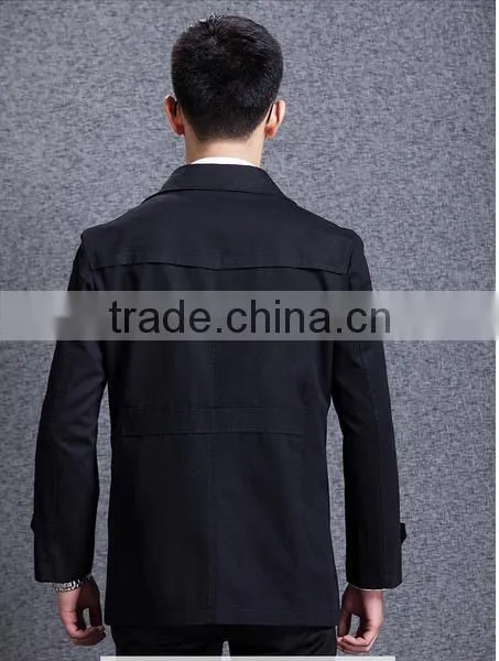 Manufacturers Selling Man Paragraph Dust Coat Grows in the Spring and Autumn Period and the New Lapel Leisure Fashion Personali photo-6