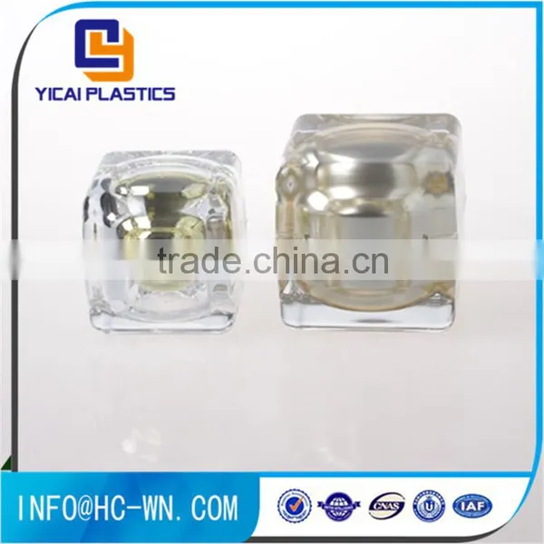 Colorful Biodegradable Silk Screen Printing Luxury Acrylic Cosmetic Jar, Arcylic Jar photo-4