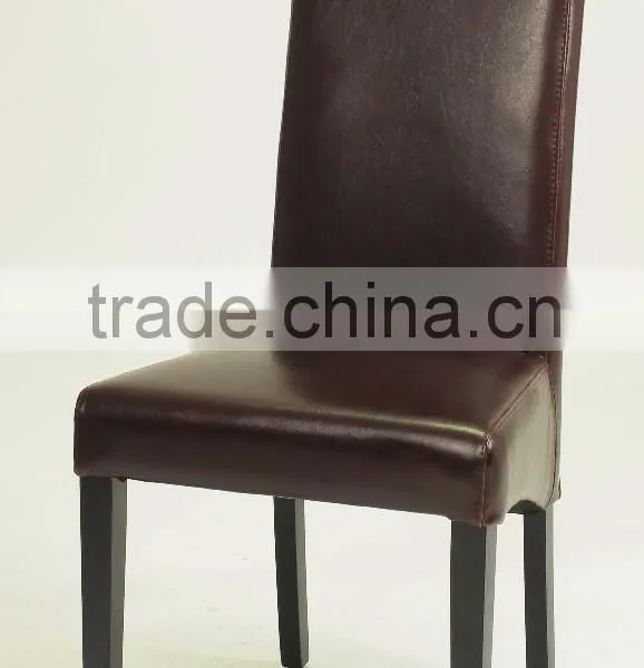 Special Back Design High Leather Chairs Dining Room Furniture/leather Restaurant Chair (KY-3216) photo-4