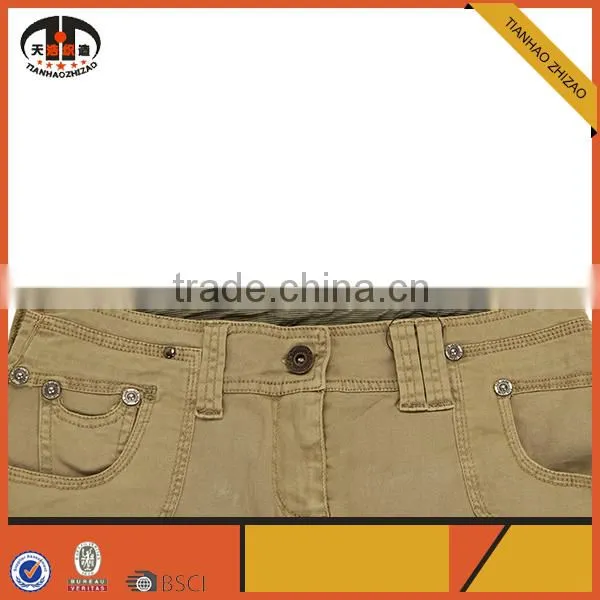 100% Cotton Cargo Lady Micro Mini Skirt With OEM ODM Available photo-3
